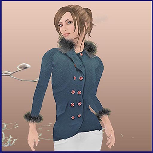 Fur trim jacket - Foxy Grey
