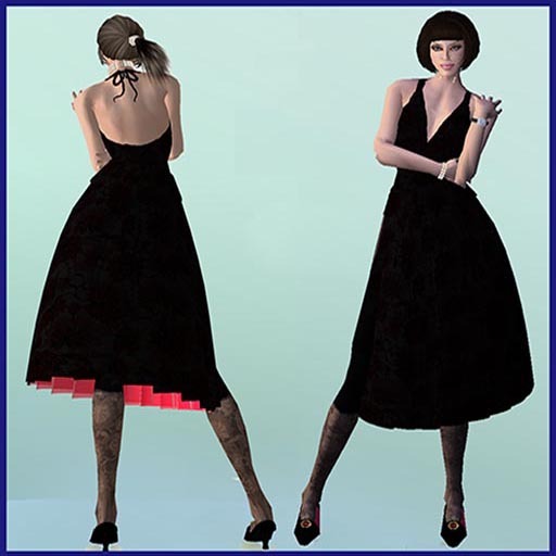 Black tulip - dress