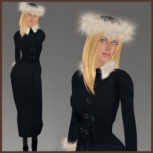 Coat and Hat - Mitsu Black