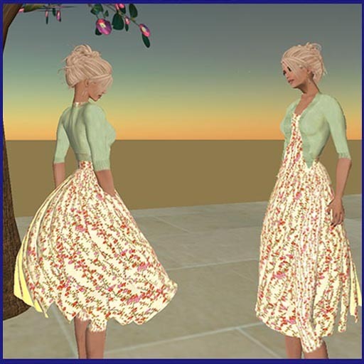 ** Nina summer dress with cardigan **