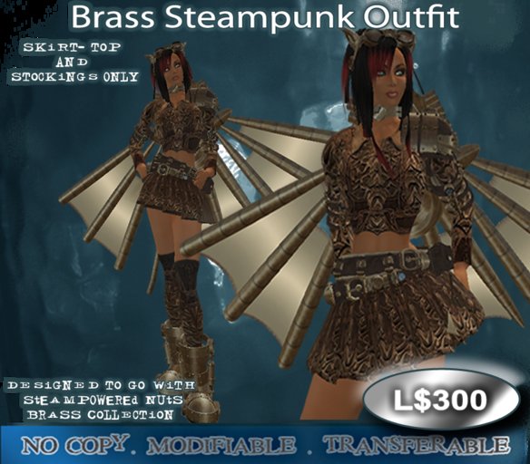 Brass Steampunk Out Female