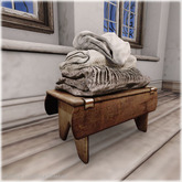 dust bunny . blanket stool . boxed