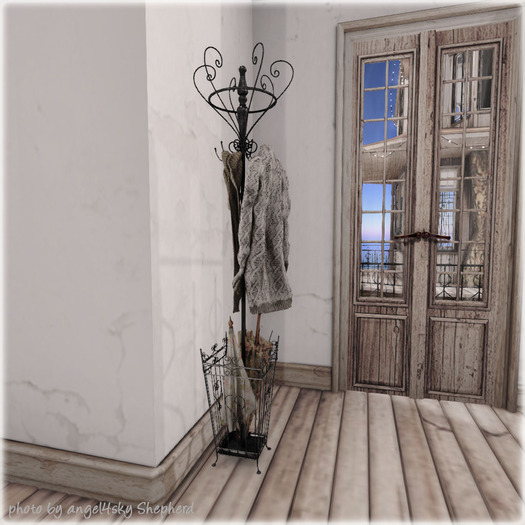 dust bunny . coat rack . boxed