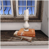 dust bunny . melted candle . boxed