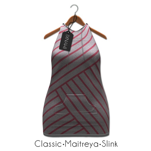 {MYNX} Beach Jersey - Coral Stripes