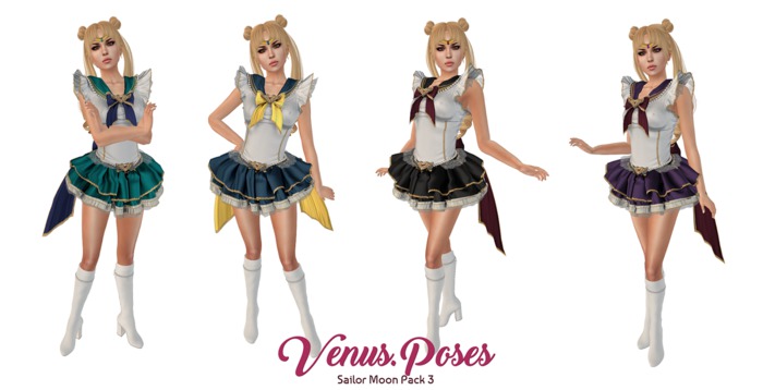 Venus. Poses - Sailor Moon Pack 3