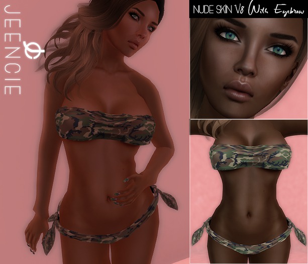 JC l Nude Skin - V.8 + Eyebrow