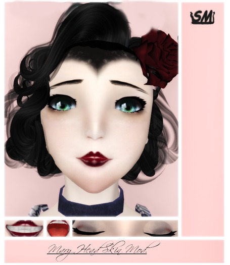 Mary head skin Mod.