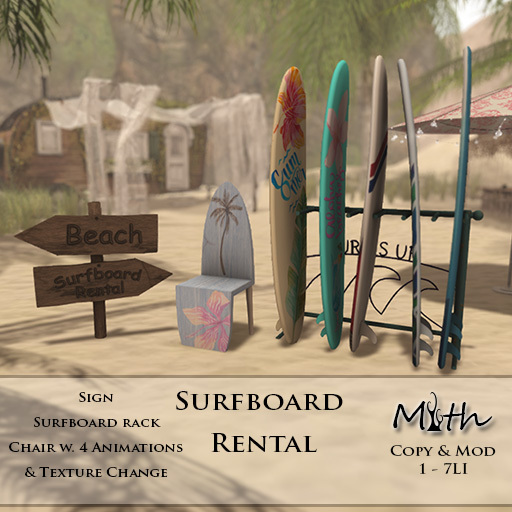 Myth - Surfboard Rental