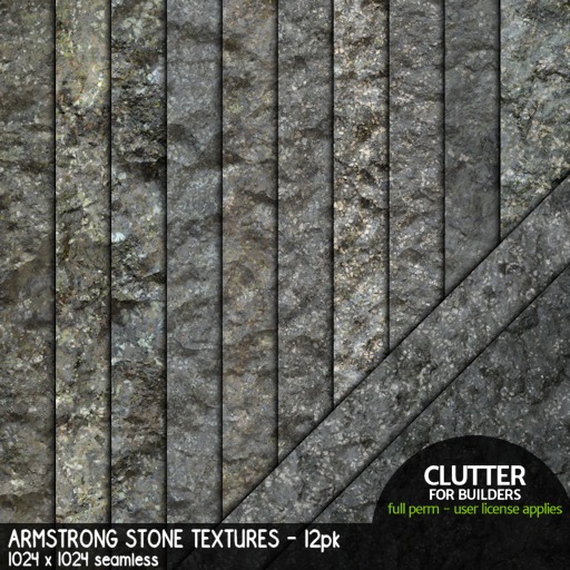 Clutter - Armstrong Stone Textures - 12PK