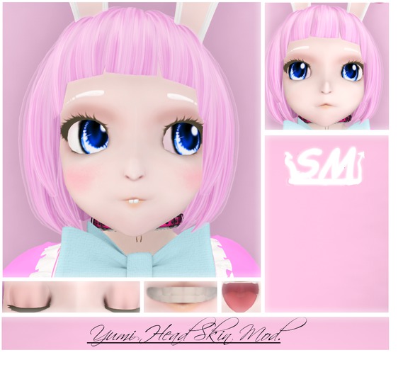 Yumi head skin Mod