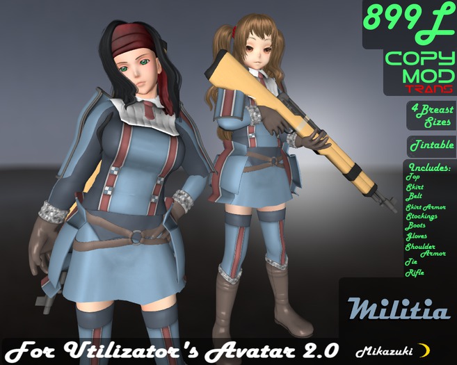 [Mika] Militia Complete Outfit