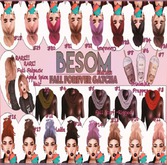 *Besom~ Fall Scarf Blue #5