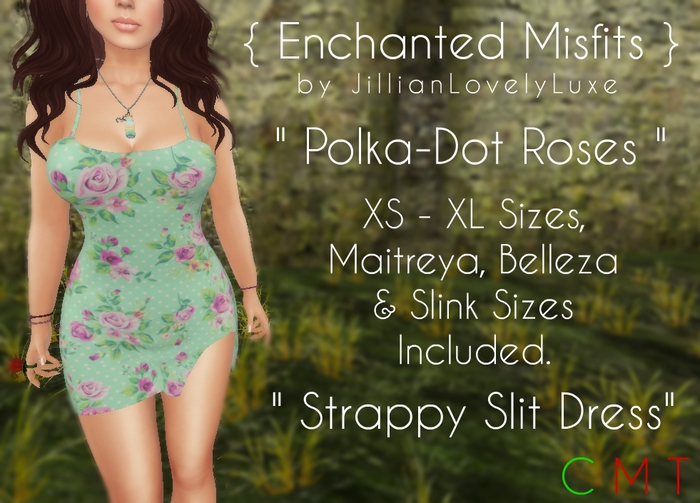 {EM} - Strappy Slit Dress