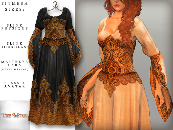 The Muses ~ Innocent . Gold . Black
