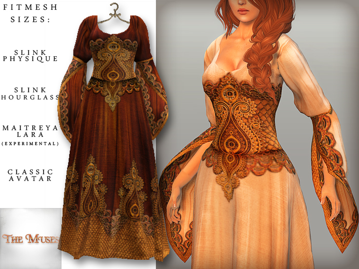 The Muses ~ Innocent . Gold . Orange