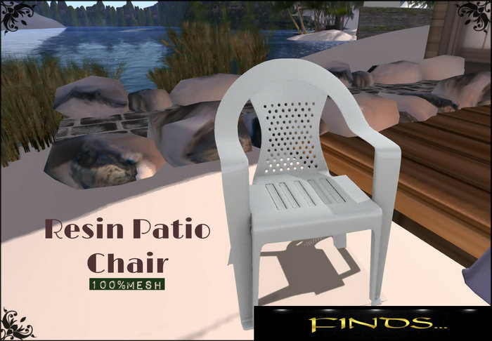 FINDS Mesh Resin Chair with Sit