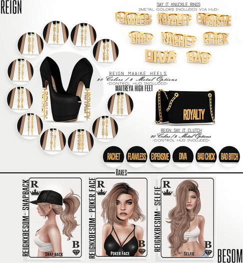 REIGN.- SAY IT! Clutch- (BAD CHICK) #21