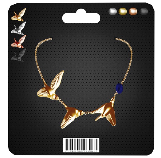L'TREND - NECKLACE BIRD - FATPACK