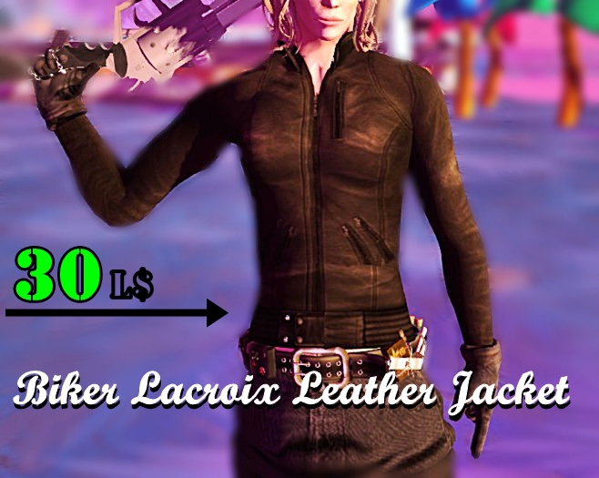 Motorbiker-Lacroix Leather Jacket