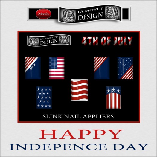 ~LM~ Slink Nail Polish 4th July- HUD