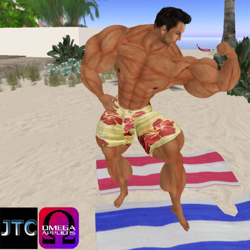 JTC-OMEGA BOARD SHORTS YELLOW w/RED HIBISCUS[BOX]