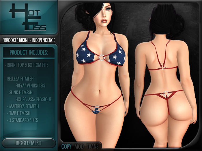 Hot Fuss "Brooke" Bikini - INDEPENDENCE