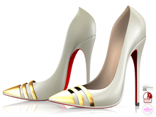 Garbaggio // Lucy Pumps - Ivory