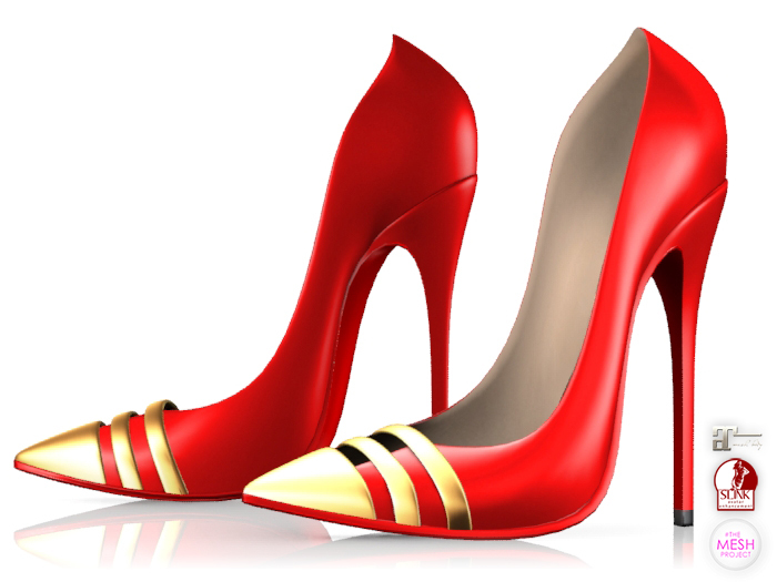 Garbaggio // Lucy Pumps - Red