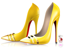 Garbaggio // Lucy Pumps - Yellow