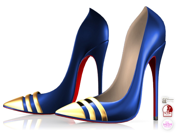 Garbaggio // Lucy Pumps - Blue