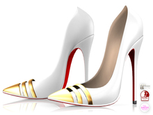 Garbaggio // Lucy Pumps - White