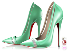 Garbaggio // Lulu Pumps - Mint
