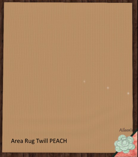 Area Rug Twill PEACH