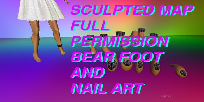 Foot making set SCULPTED PRIM