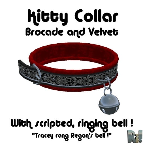 *~Ri!~* Brocade Kitty Collar