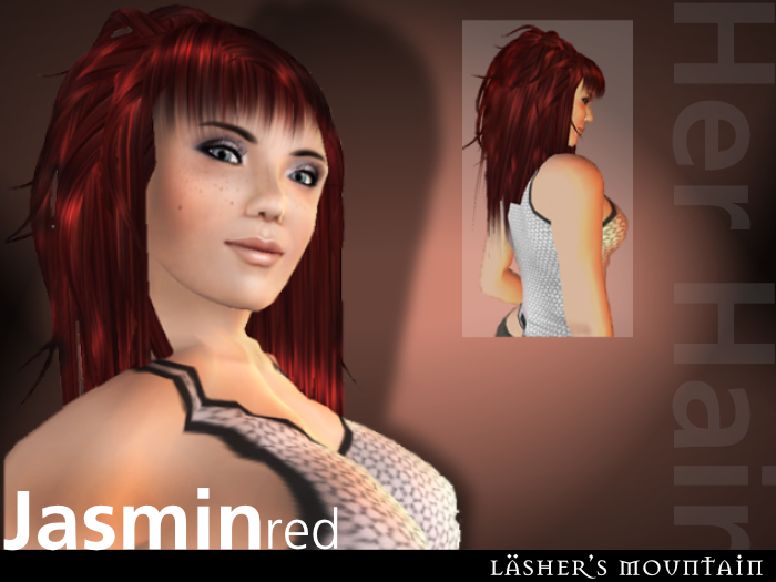 JASMIN Shoulder Length RED HAIR