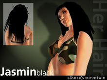 JASMIN Shoulder Length Black Hair