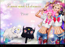 -Lamu Fashion-Luna and Artemis Cats Plush