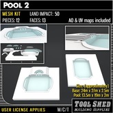 Tool Shed - Pool 2 Mesh Kit