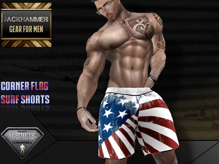 Package - Corner Flag Surf Shorts