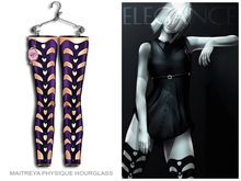 Elegance Boutique -Leg Corset -Liz - Purple -Legacy & Maitreya & Slink
