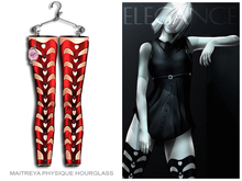 Elegance Boutique -Leg Corset -Liz - Red -Legacy & Maitreya & Slink