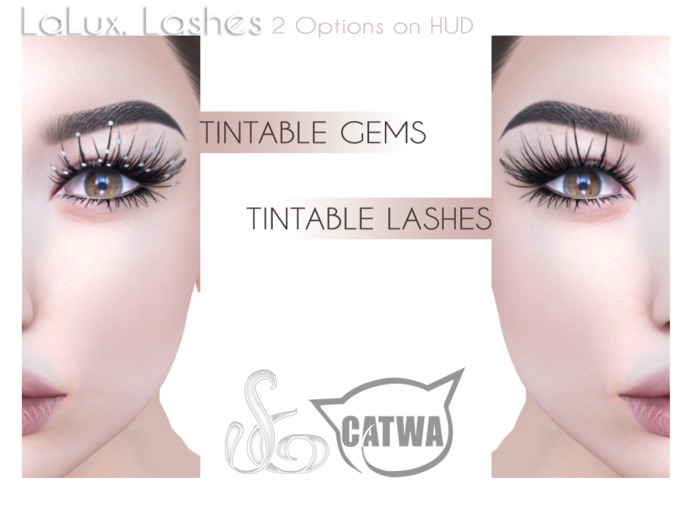 ::SG:: Lalux Lashes for CATWA Heads.