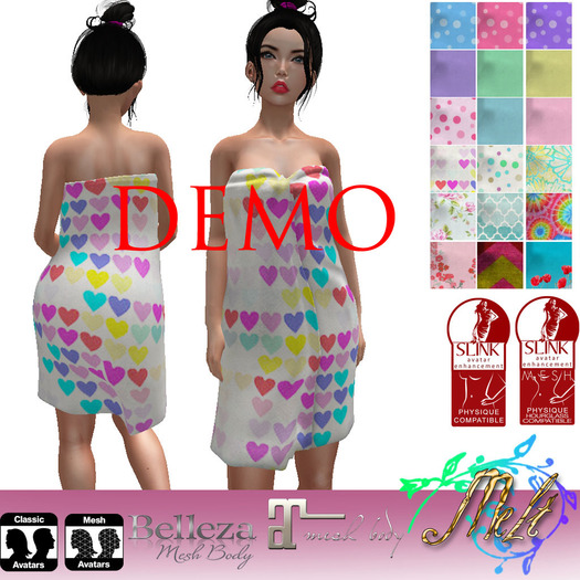 {Melt} Backyard Towel Wrap  DEMO