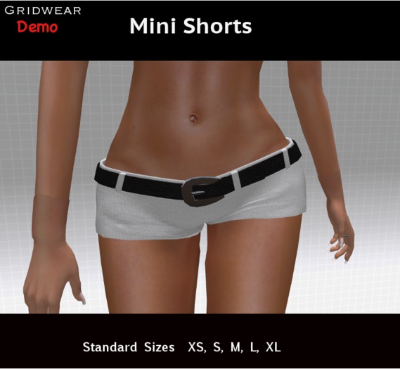 GridWear Mini Shorts - DEMO