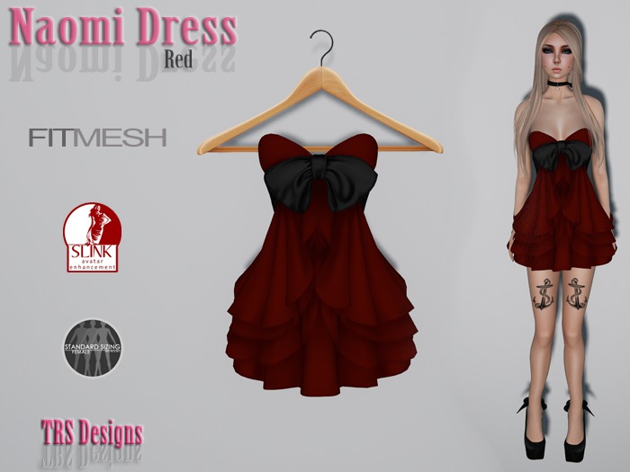 Naomi Dress Red