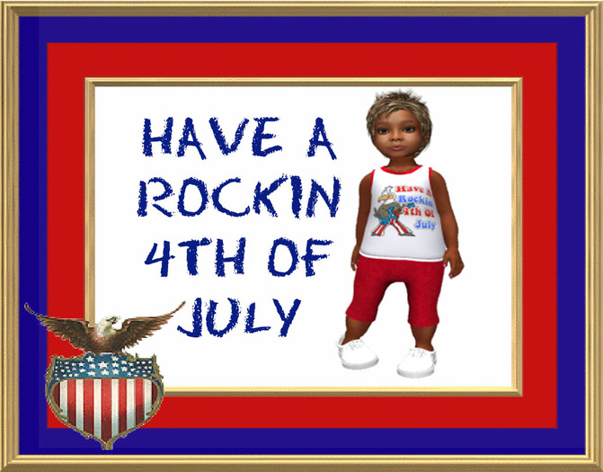 HAVE A ROCKIN 4TH OF JULY BOXED (Wear to unpack)