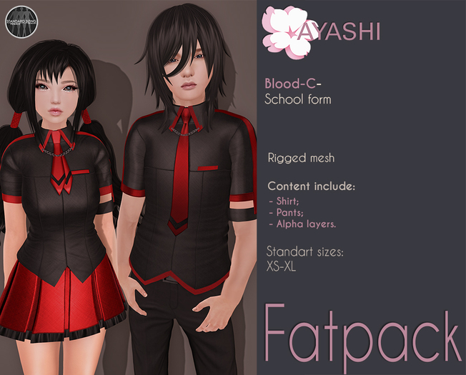 [^.^Ayashi^.^] Blood-C school form-Fatpack