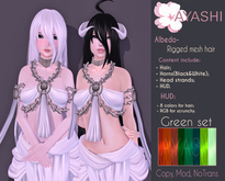 [^.^Ayashi^.^] Albedo hair-Green set